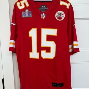 Patrick Mahomes Chiefs Jersey with Super Bowl LVIII patch